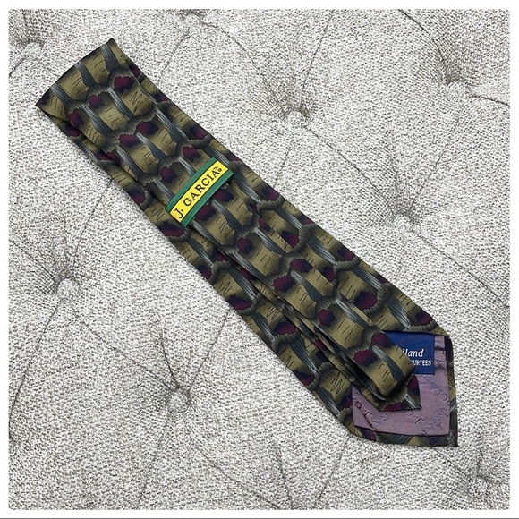 💕Very Attractive Jerry Garcia Mens Necktie / Birdland Collection Fourteen💕 - Picture 3 of 11